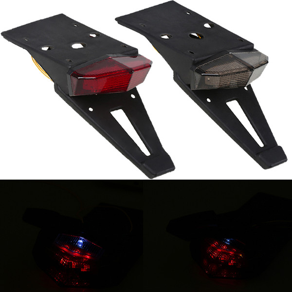 Universal Motorcycle Bike Rear Fender Taillight LED Stop Lamp Enduro Tail Light for EXC Yamaha R1 R3 R6 Z750 Z1000 Cafe Racer