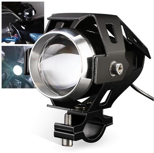 3 Mode: Bright Light/Soft Light/Cool Flash Light Cree U5/U7 Motorcycle led Driving Light fog lamp with lens Headlight offroad