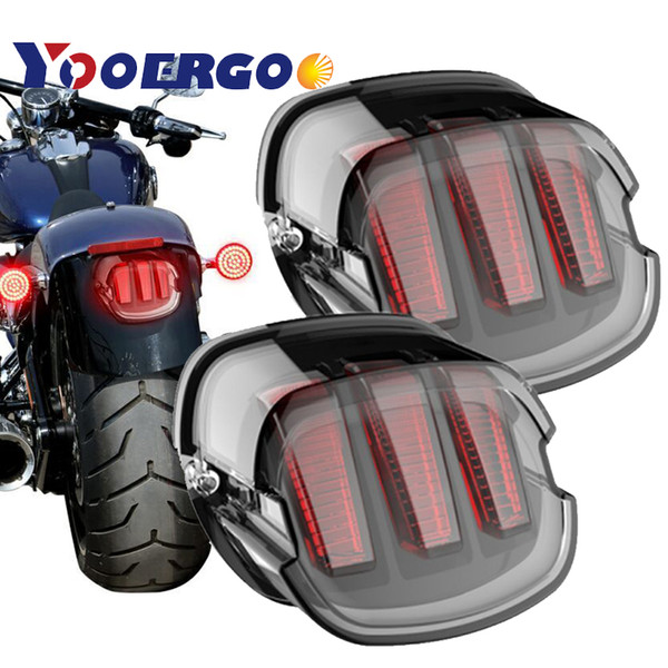 Bike Motorcycle Lights Rear Fender Edge Red LED Brake Tail light Motocycle For Harley Touring Sportster Eagle Claw Tail Light