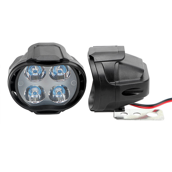 LED Motorcycle Headlight Motorbike Fog Lamp 800LM Working Spot Light Super Bright Scooters Spotlight White