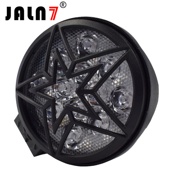 JALN7 12V Car LED Work Light Bar 28W Motorcycle Bike Fog DRL Headlight 3200Lm High Low Beam Spotlight 6500K White Headlamp 24V