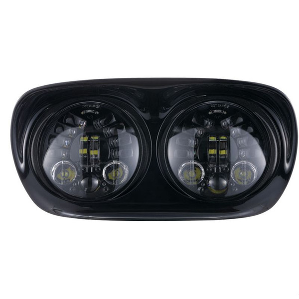 Projector Dual LED Headlight for  Road Glide 2004-2013