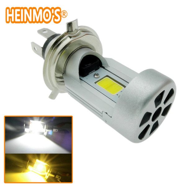 New H4 HS1 Hi/Lo LED Motorcycle Headlight 2000LM 40W 6000K Bulbs Headlamp High Low Motos Super White Motorcycle Lamp,motorcycle headlight