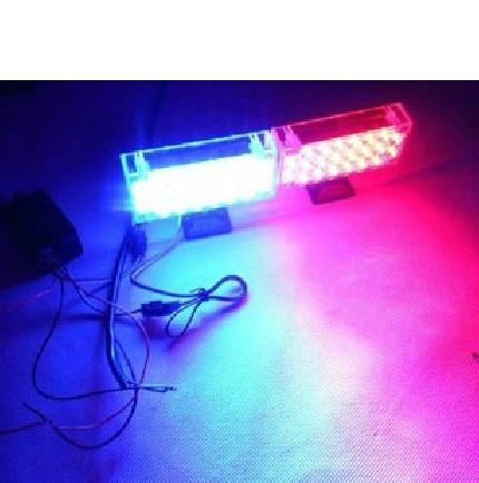 Free Shipping Motorcycle Strobe lights 12V Red and Blue LED Brake Lights Flashing Lights Flasher