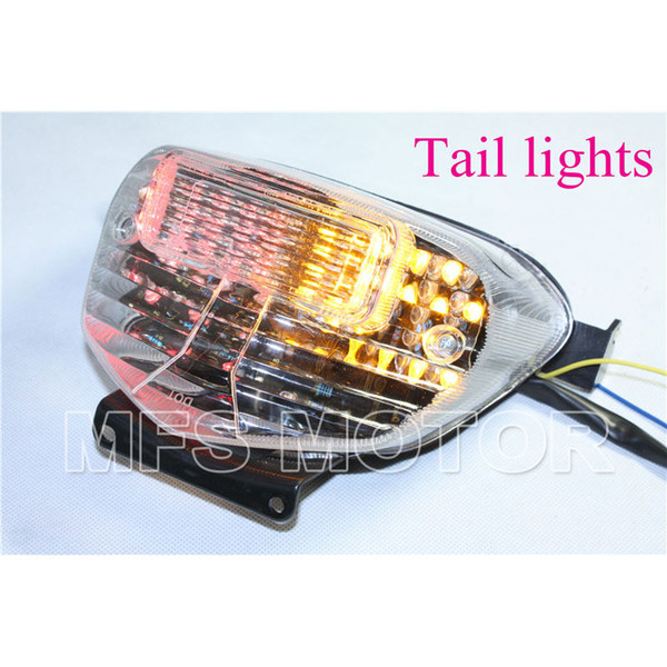 Motorcycle parts LED Tail Brake Light Turn Signals For Suzuki GSXR 600 GSX-R600 2001-2003 GSXR750 2000 01 02 2003 GSXR1000 2001-2002 Clear