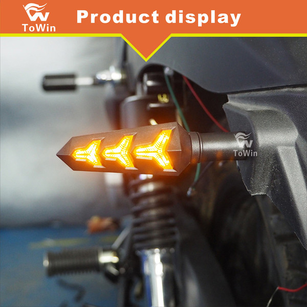 Motorcycle Motorbike Bicycle Bike Electric Bicycle Direction Indicator Lamp Motorcycle Turn Signal Refit LED Light Fashionable Five Colors