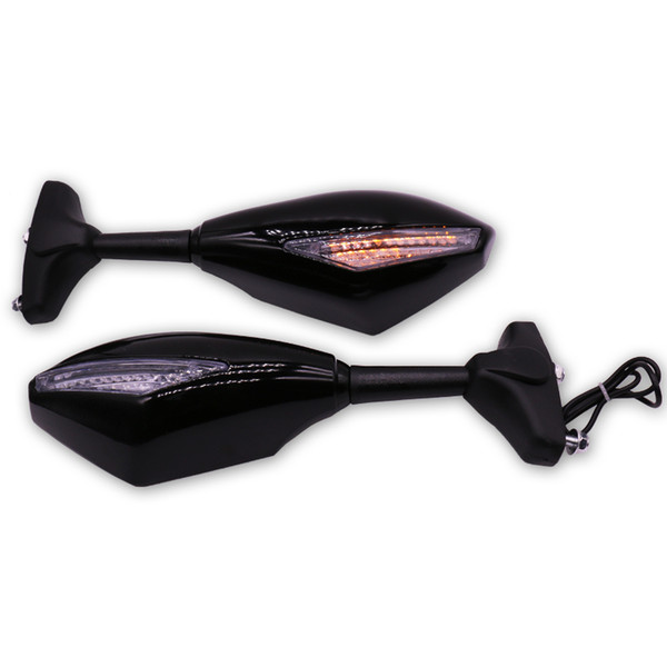 CARBON Motorcycle LED Blinker Mirrors for SUZUKI GSXR 600 750 1000