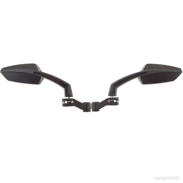 Set Side Rear View Mirrors 8mm 10mm Universal Right Left Turn Adapters TT