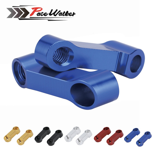Motorcycle Mirrors Extension Riser Extend Adapter For Yamaha MT 09 07 Fazer FZ-09 V-max 1700 Bolts Size 10mm