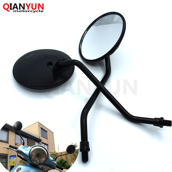 1 double circular motorcycle mirror universal 10 mm motorcycle rearview mirror For TIGER 1200 EXPLORER