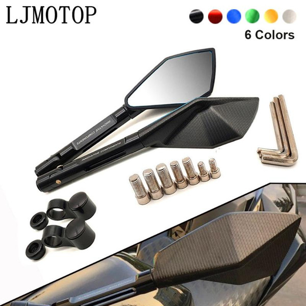 Universal CNC Motorcycle Rearview Mirror moto Side Mirrors For R1200GS LC For CRF1000L