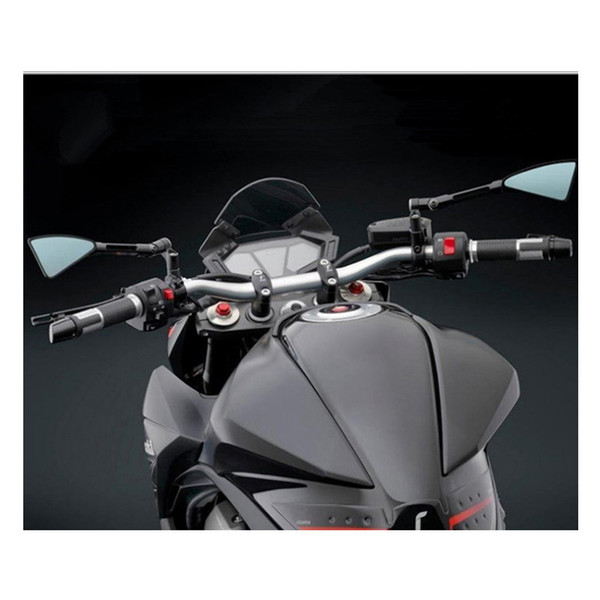 CNC Aluminum Universal Rear Side Rearview Mirrors Motorcycle Scooters Street Bikes C66