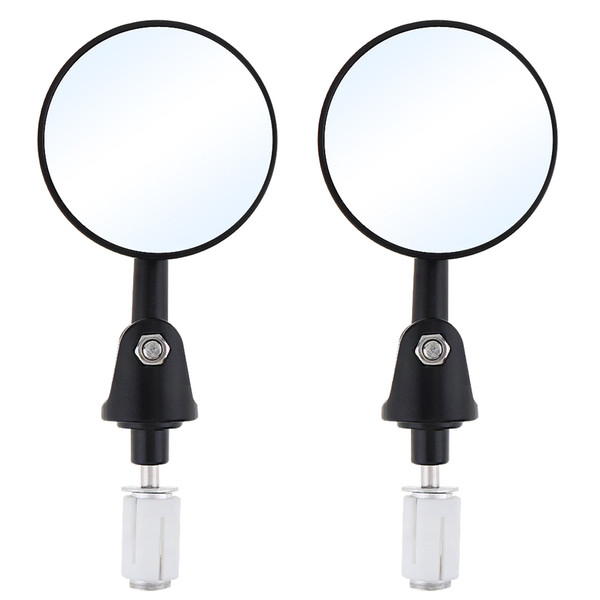 2pcs 10mm Modified Universal Plastic Shell Aluminum Rod Rearview Mirror for Motorcycles MFF_20V