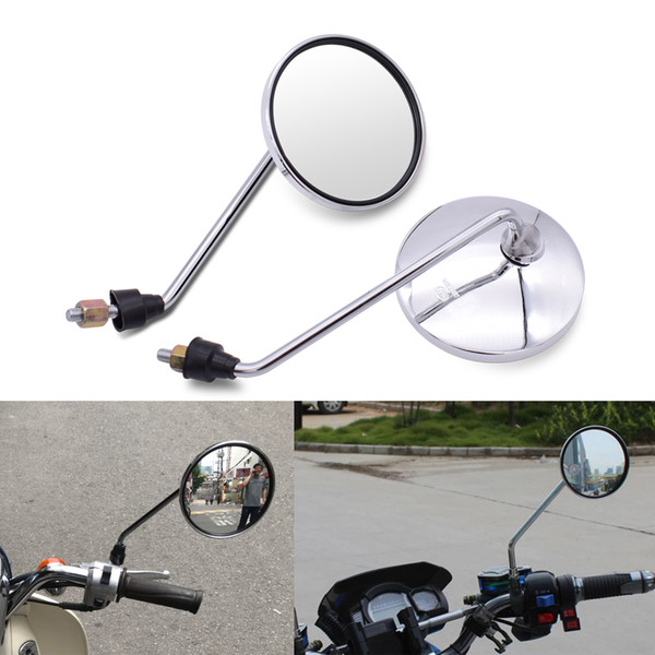 Universal Motorcycle Mirrors Round Mirror 8mm 10mm motorcycle accessories For vz 800 DL1000 DL650 dl 1000 650 GSR600