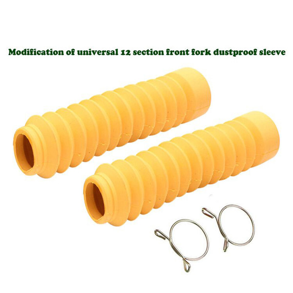 Boots Motorcycle Fork Cover Universal Front 25x28mm Accessories Parts Kit Replacement