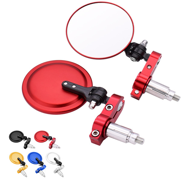 Universal Motorcycle Mirror 22/24mm Handle Bar End Rearview Side Mirrors five colors For Yamaha