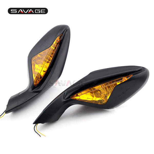 Side Rearview Mirrors with Indicator For MV Agusta F3 800/675 2012-2018 Motorcycle Accessories Rear View Mirror Turn Signal