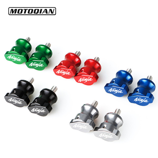 For NINJA 250R/300R/400R/500/650R/750R Motorcycle 8MM Stand Screws Swingarm Sliders Spools Screws Stand Accessories