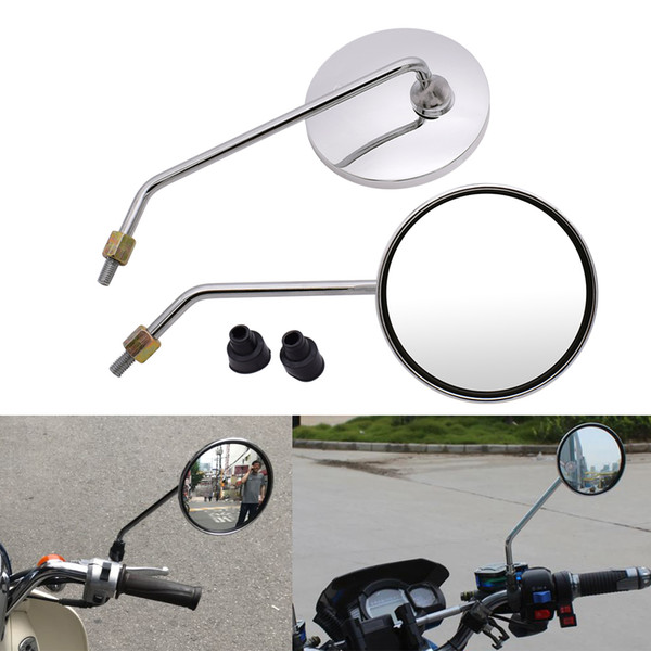 Universal Motorcycle Mirrors Round Mirror 8mm 10mm motorcycle accessories For Yamaha XJ6 DIVERSION Tenere 700 TENERE FZR400