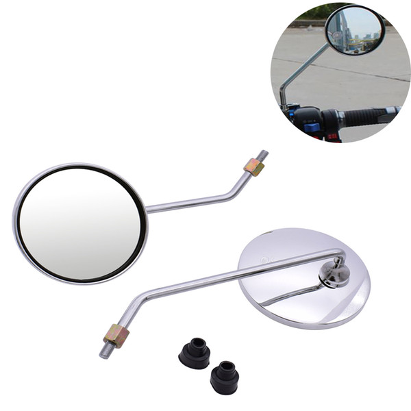 Universal Motorcycle Mirrors Round Mirror 8mm 10mm motorcycle accessories For DR250 DJEBEL dr 250 Yamaha XMAX125 XMAX250