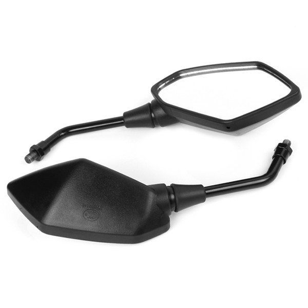 Motorcycle mirror 8mm 10mm Black Plastic Glass Motorbike Rear View Mirror Motorcycle Mirrors For R1200GS YAMAHA