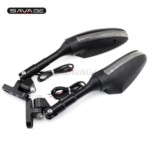 Rearview Mirrors For BMW S1000RR 2010-2018 11 12 13 14 15 16 17 Motorcycle Adjustable Side Rear View Mirror LED Turn Signal