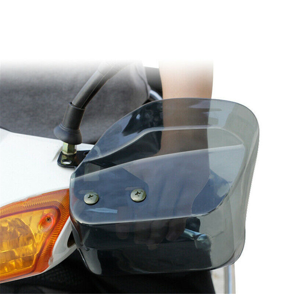New1 Pair Motorcycle Handlebars Hand Guard Shells Protector Kit For Rearview Mirror Base Windshield Cover