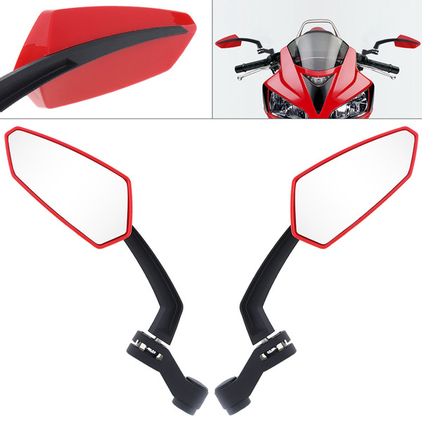 2pcs 10mm Modified Plated Universal Motorcycle Rearview Mirror Side Mirrors for Motorcycle MFF_20K
