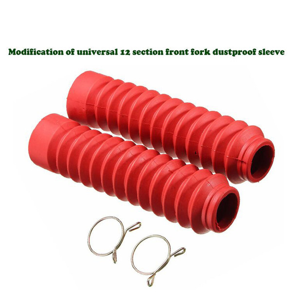 Boots Motorcycle Fork Cover Universal Front Accessories 2Pcs Replacement