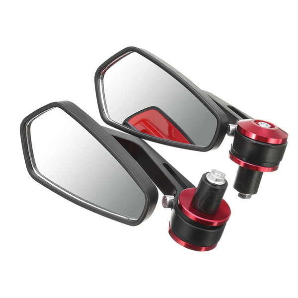 Universal Motorcycle 7/8'' 23mm Aluminum Rear View Side Mirror Handle Bar End