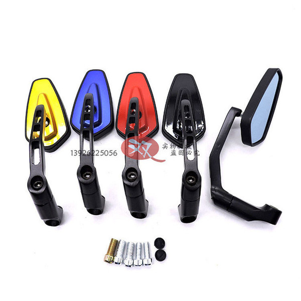 8mm 10mm red blue gold black motorcycle mirrors side rearview mirror scooter backup mirror universal motorcycle accessories