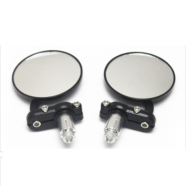 Motorcycle Modified Rearview Mirror 22Mm Handlebar Mirror Black Motorcycle Modified Accessories