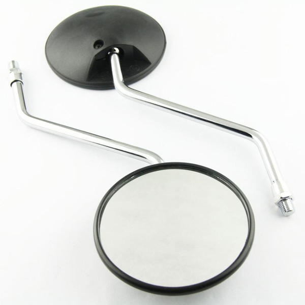 Round mirror Motorcycle Accessories 10mm Screw Motorbike Back View Mirror Electric Bicycle Rearview Mirrors Moped Side