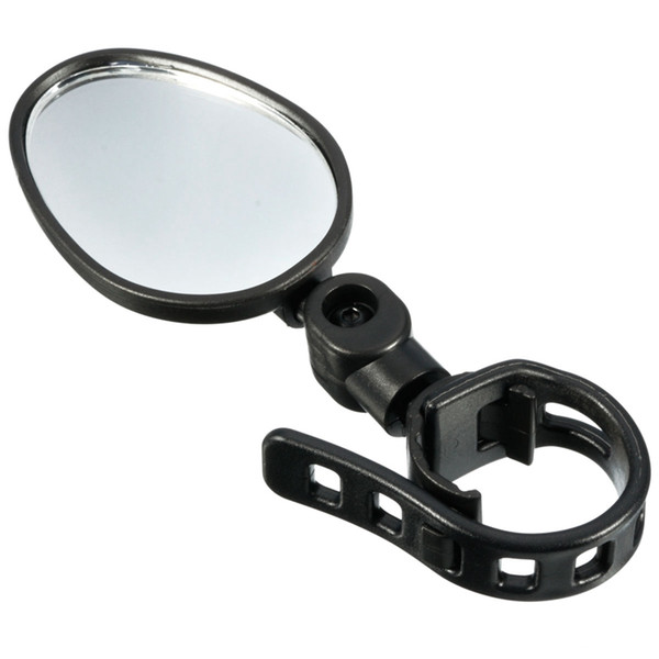 Black Bicycle Mirror Universal Handlebar ABS+Convex Mirror Rearview Mirror 360 degree Rotate Bike 1pc MTB for Cycling