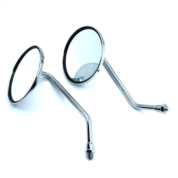 For Suzuki intruder Honda Shadow 600 750 YAMAHA SR400 FZ6N Motorcycle Rearview Mirrors 10mm Retro Side Mirror FOR Z800 Z900