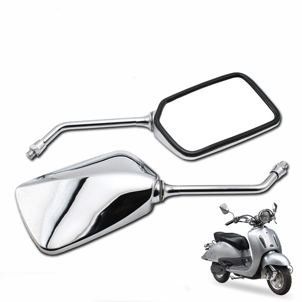 Motorcycle Rearview Mirror Electric Car Mirror, Convex Mirror 10MM Large Field of Vision, High-definition Mirror, 360 Rotation
