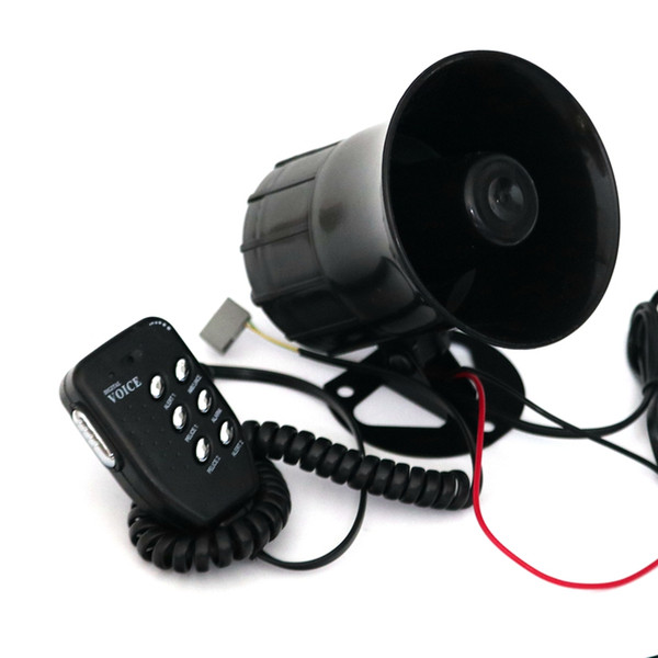 Motorcycle Car Auto Loud Air Horn 125dB Siren Sound Speaker Megaphone Alarm Van Truck Boat 30w 12v Six-tone Modification Parts <$18 no track