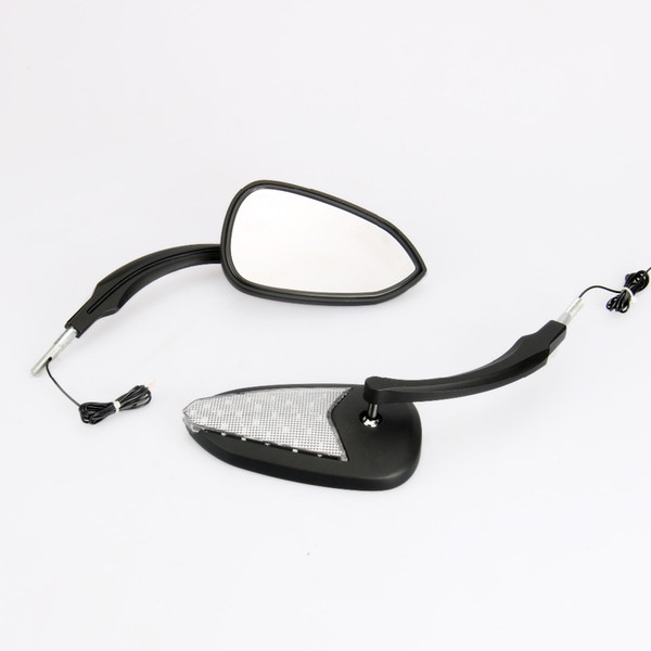 Arrow Led turn signal mirrors for harley sportster 883 arrow led mirrors honda suzuki kawasaki arrow led mirrors black