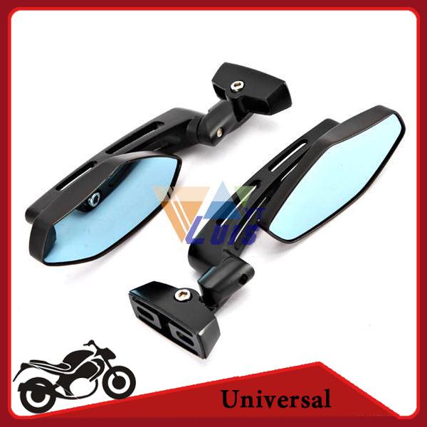 Black Motorcycle Mirror Sport Bike Moto Bar End Mirror Rearview Side Mirror For Yamaha FZR YZF 600 600R R1 R6 R6S Kawasaki Ninja order<$18no