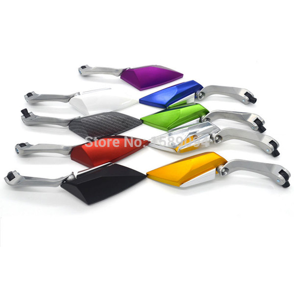 2016 New Multicolor Universal Motorcycle Scooter Bike Side Rear View Mirrors Sets Scooter modification 8mm/10mm