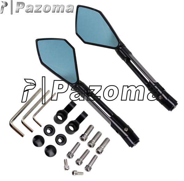 PAZOMA Universal Motorcycle Side Mirror Motor Rear View Mirror Motorcycle Suitable to CB CBR NSR RVF RVT VFR VTR Hornet