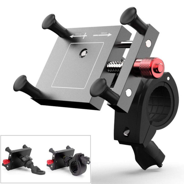 Adjustable Mobile Phone Holder CNC Motorcycle Rearview Mirror/Handlebar Mount MTB BMX Road Bike