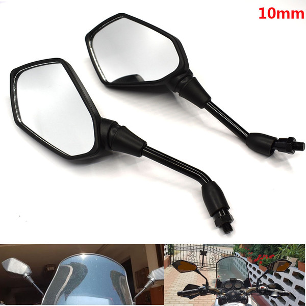 For Universal 10MM motorcycle rearview Side mirror For Yamaha MT-09 MT-07 MT-10 XJ6 FJR XJR 1300 Racer fazer XT 600 TDM 900