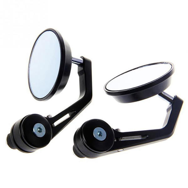 Cafe Racer Bar End mirror Motorcycle mirror for Universal CNC Handle Bar End Rear Side View Mirrors moto Round Side Mirrors