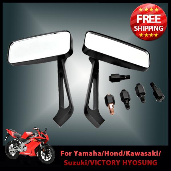 Pair Motorcycle Rear view Side Mirror Motorbike Chopper Cruiser for Kawasaki Vulcan 900 800 /Voyager XII/Versys 650/KLR250 650 order<$18no t