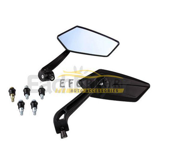 Pair of Motorcycle Motorbike Side Rear View Mirror for Yamaha Honda Free Shipping