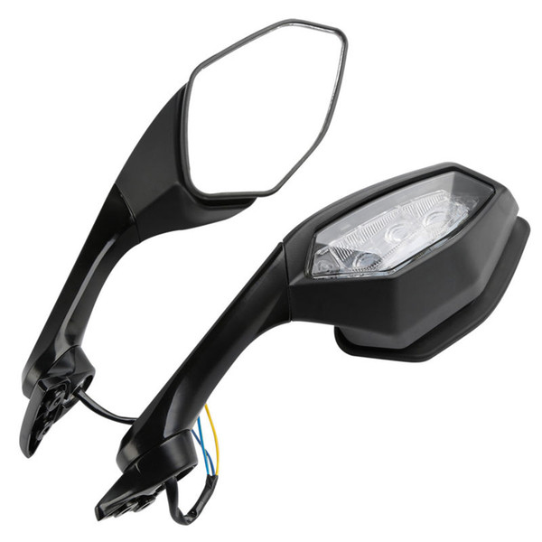 Motorcycle Accessories Rearview Mirror LED Turn Signal Light For Yamaha YZF R6 2022YZF R1 2015-202216 Turn Signal Mirrors