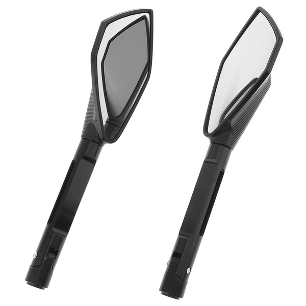 2pcs Modified Universal CNC Process Triangle Rearview Mirror for Motorcycles CMO_30N