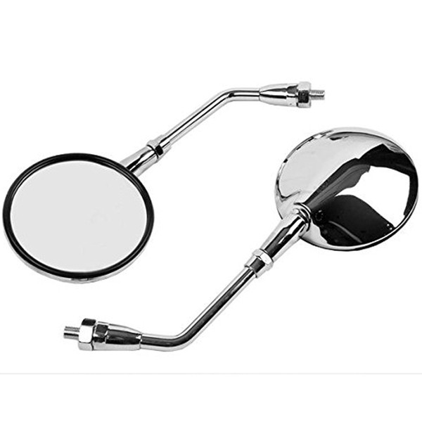 Side Chrome Rear View Mirrors For HONDA CB500 CB750 CB1100 CB1000 CB1300 GL1100 GL500 GL650 CX500 CB650 VT1100 VF750C V45