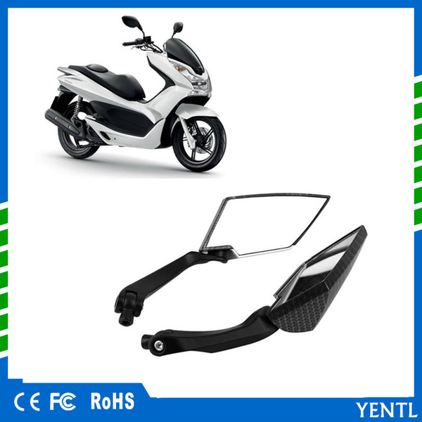 free shiping 8mm 10mm Adjustable Diamond Universal Moto Motorcycle Rearview Rear View Side Mirror For Harley Honda Yamaha Suzuki Kawasaki